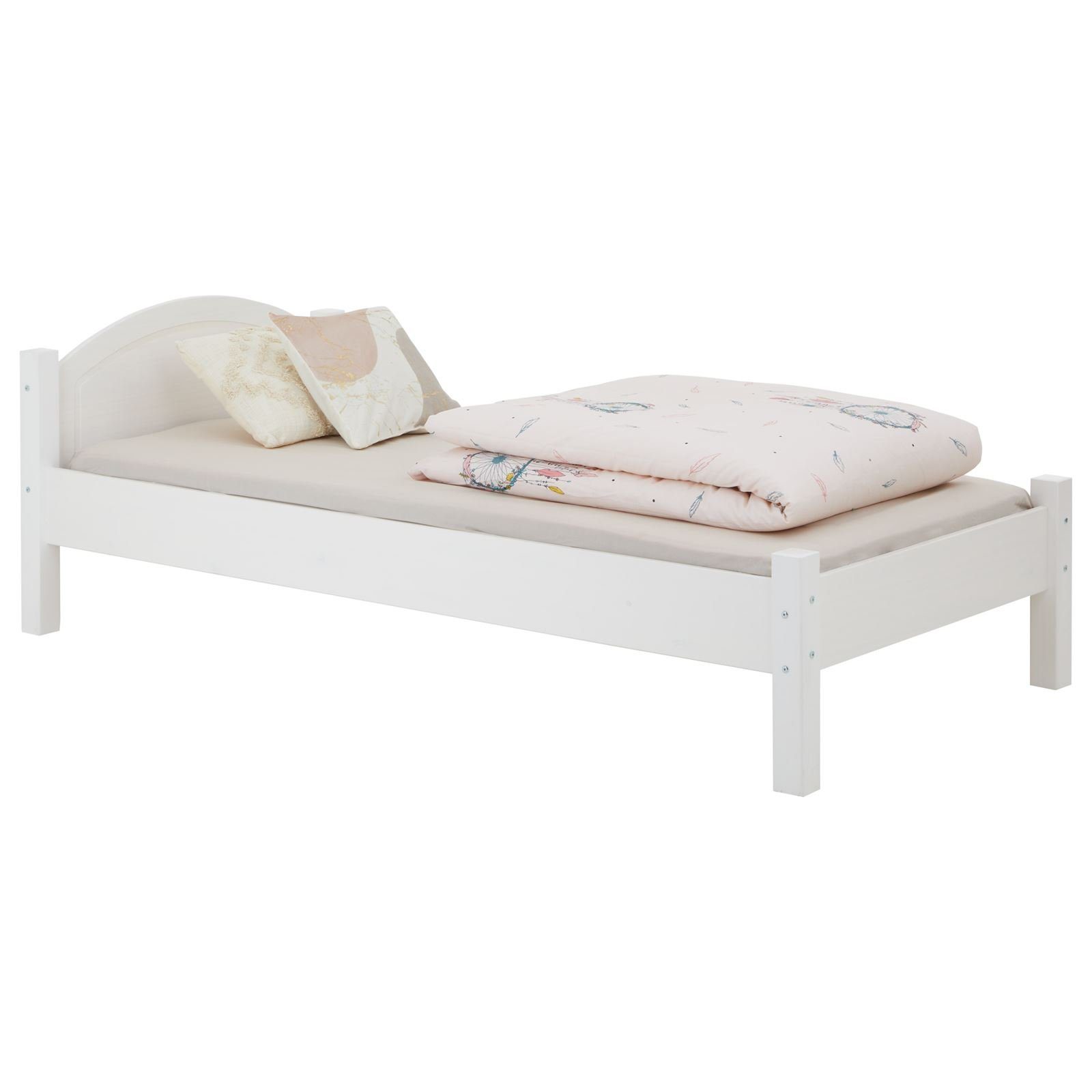 IDIMEX Massivholzbett MARIE, Massivholzbett Einzelbett Bettrahmen Jugendbett Bettgestell 90 x 190 c