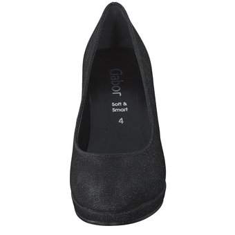 Gabor Plateau Pumps in schwarz