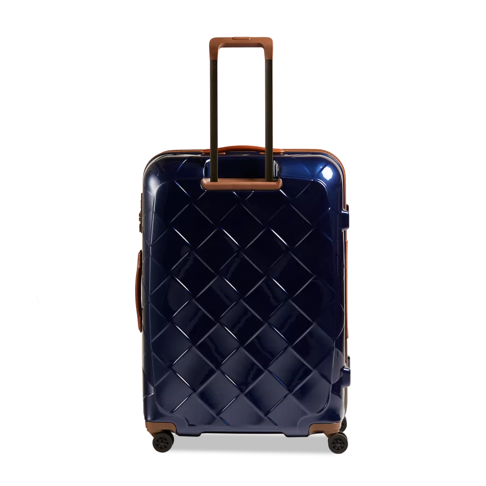 Stratic Leather&More - Hartschalen-Koffer L (bis 76cm) - blue