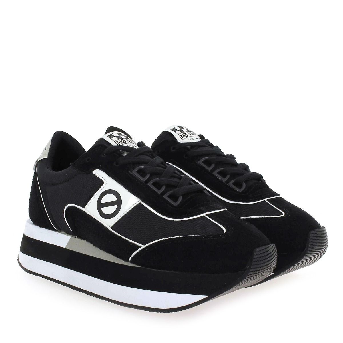 No Name  BOOM JOGGER H23 - Noir Blanc