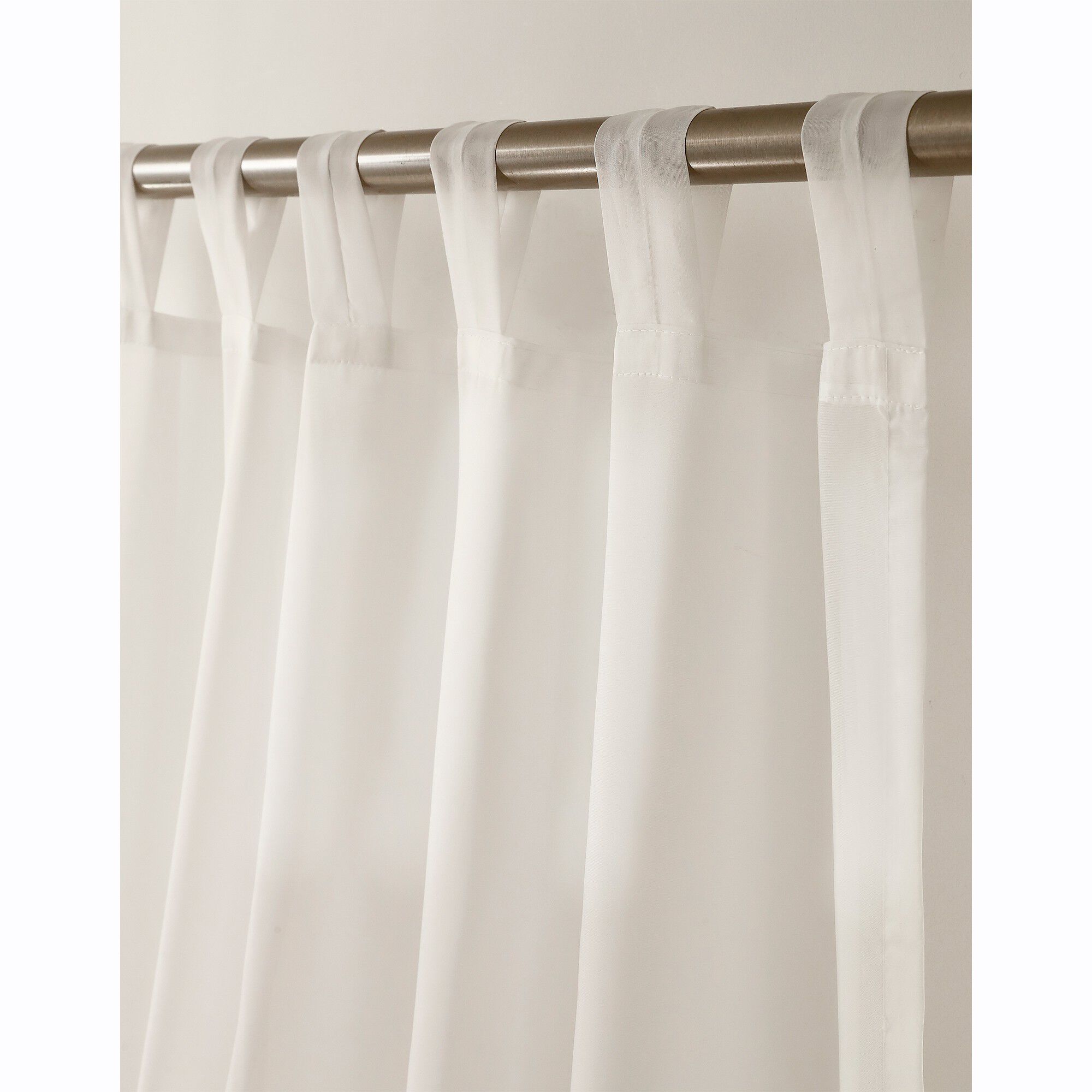 Panneau voile uni finition pattes