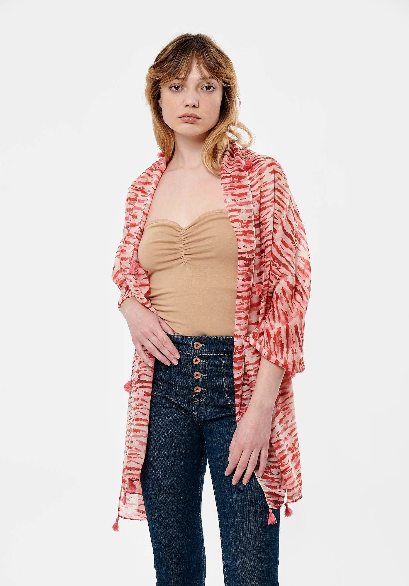 JYE    Chèche rose Femme