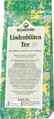 GESUNDFORM Lindenblüten Tee  50 g  Tee