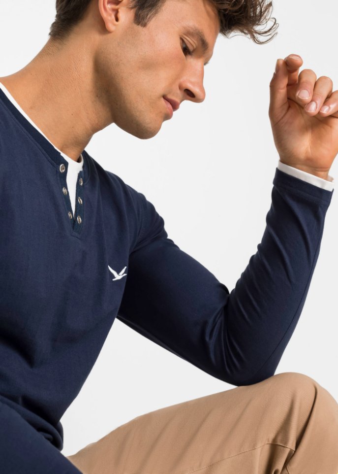 2 in 1 Shirt (2er Pack), Langarm