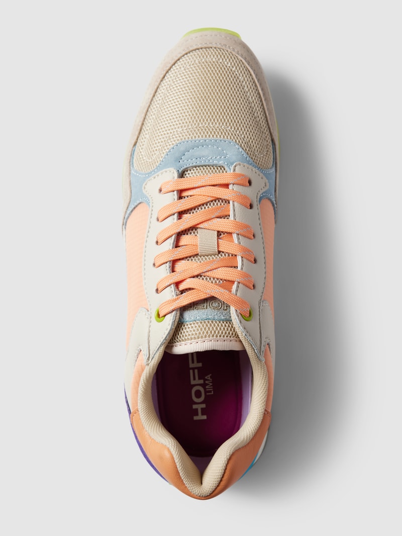 Sneaker im Colour-Blocking-Design Modell 'LIMA' in dunkelgrau