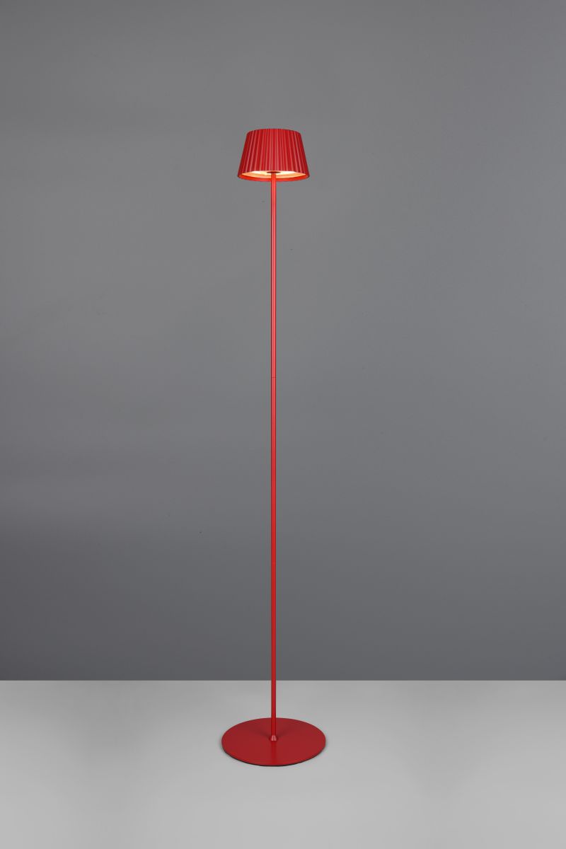 Reality Leuchten Akku Stehlampe Suarez Rot