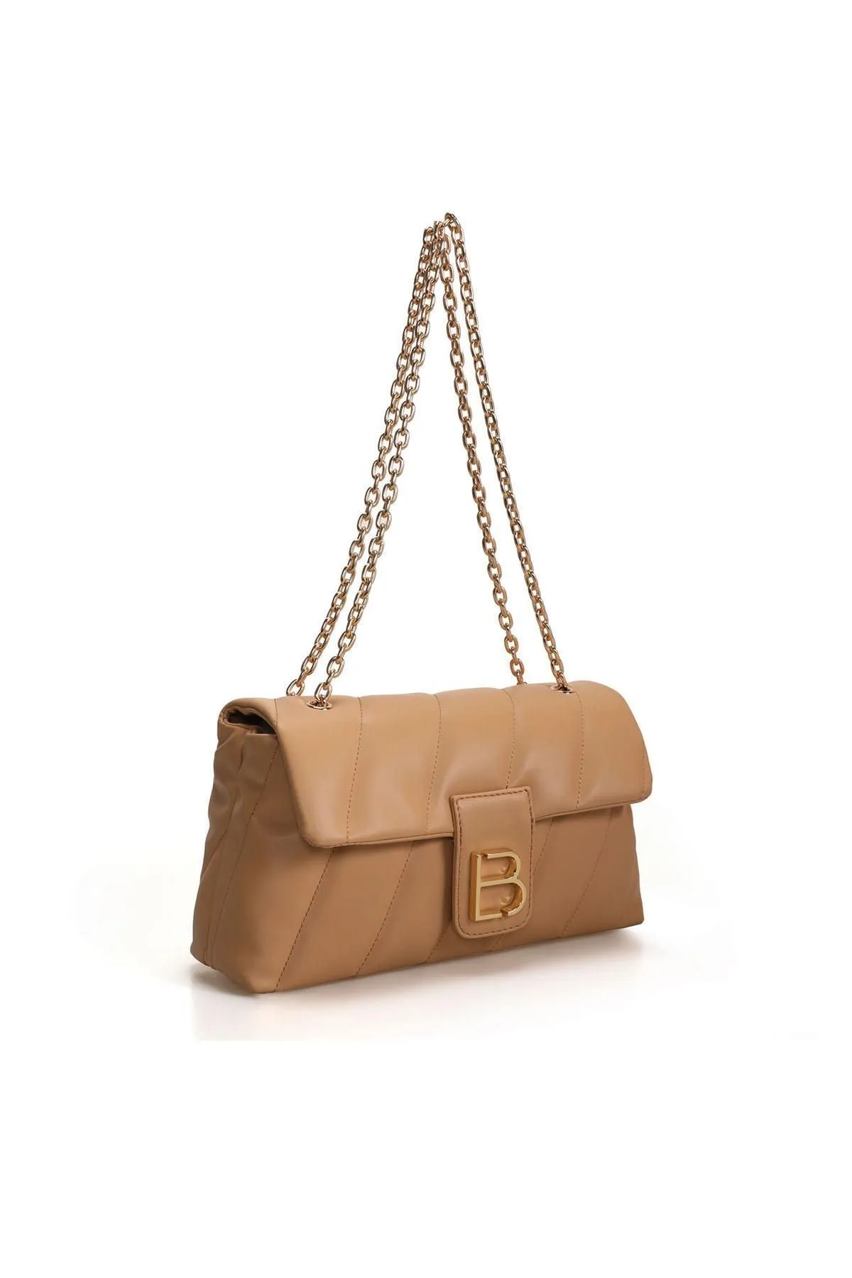 Lucky Bees  Gemusterte Damen Hand- und Schultertasche mit Kettenriemen