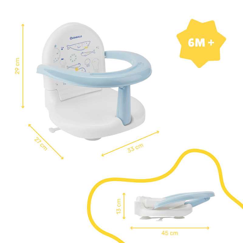 Anneau de bain pliable animaux marins Badabulle