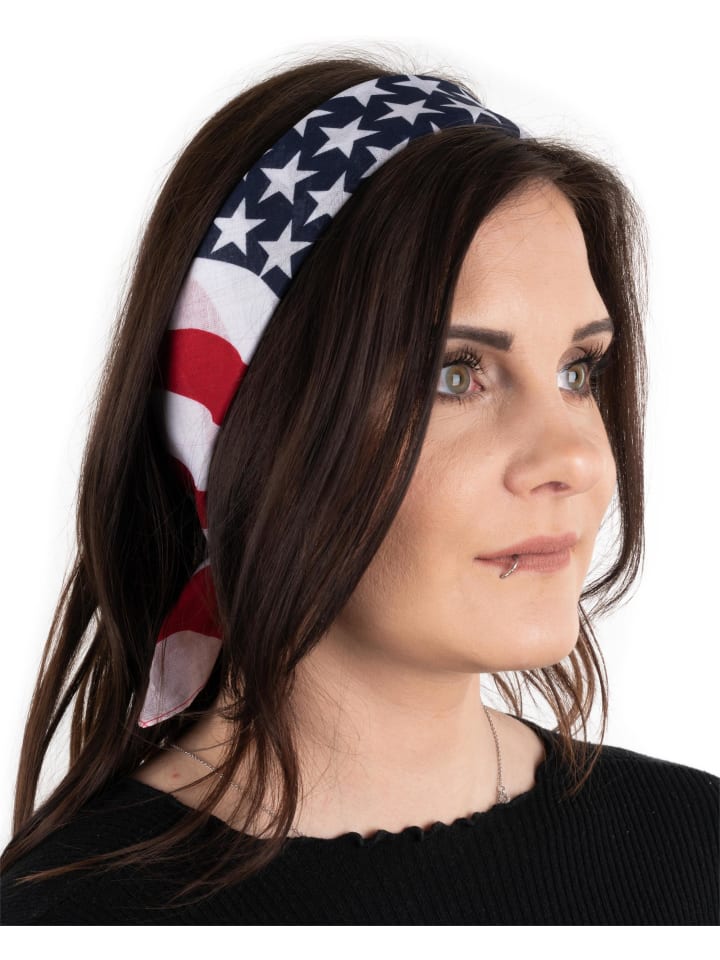 Normani Outdoor Sports 3 Bandana Kopftuch in Stars and Stripes günstig kaufen onesize