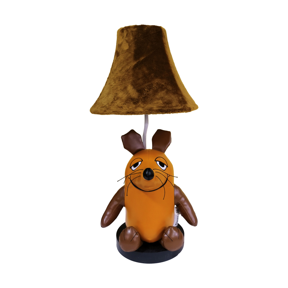 Tischleuchte Maus orange