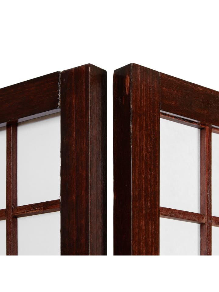 Homestyle4u 3-tlg. Paravent in Braun 132x175 günstig kaufen onesize