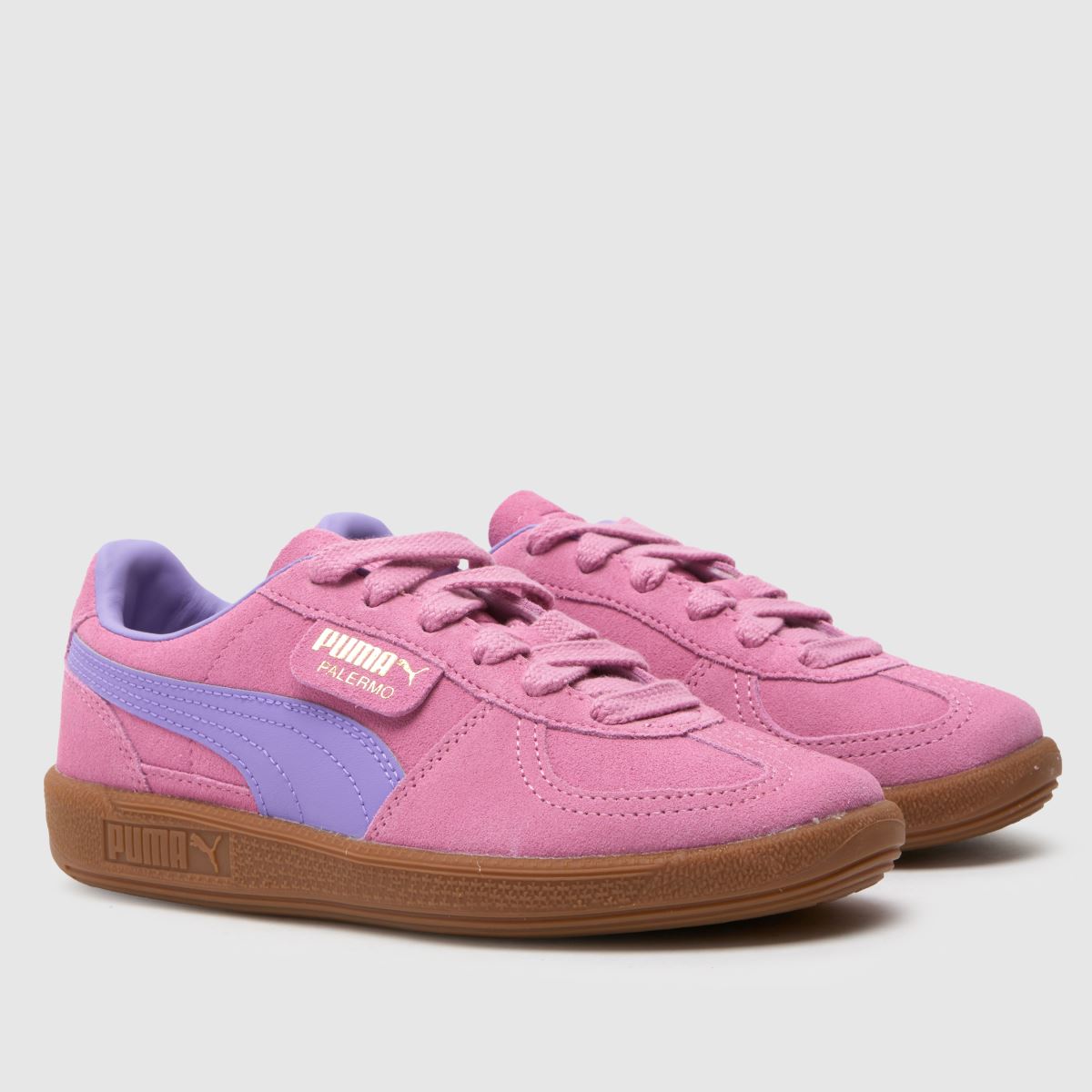 PUMA lila Palermo flickor ungdomsskor