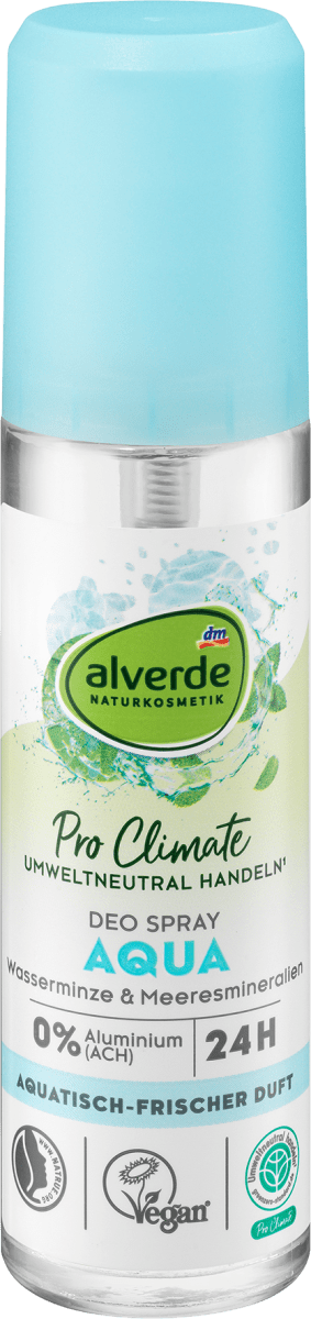 Deo Spray Aqua Wasserminze Meeresmineralien, 75 ml