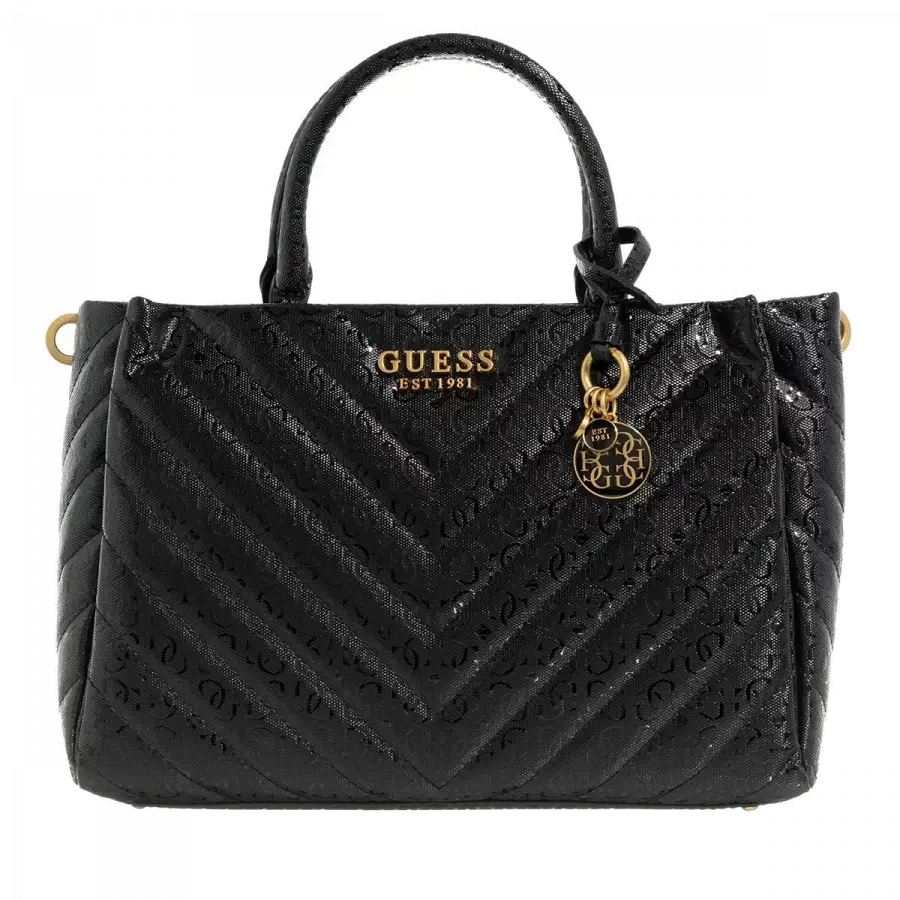 Guess - Guess Handle Bags Kunstleder Black - schwarz