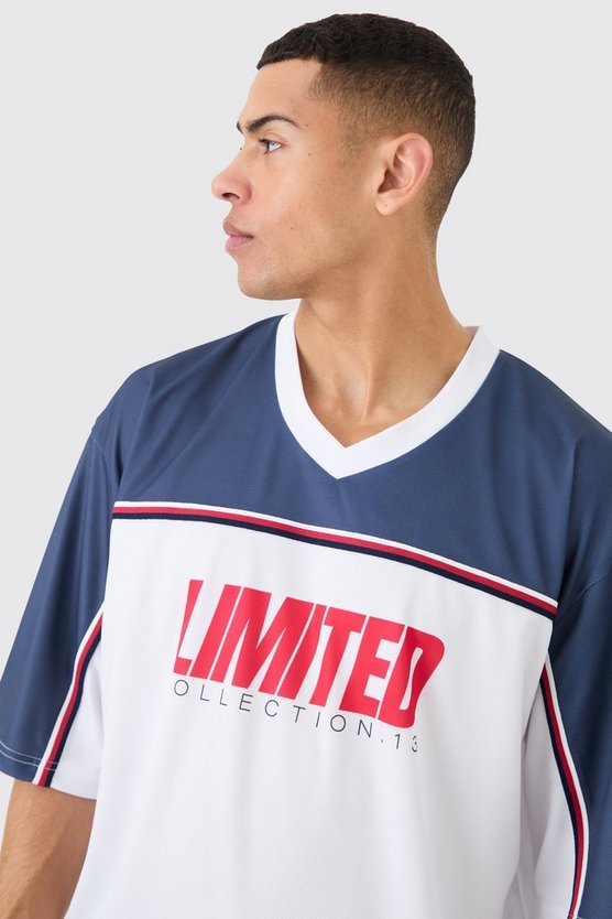 Oversize Limited Mesh-Oberteil