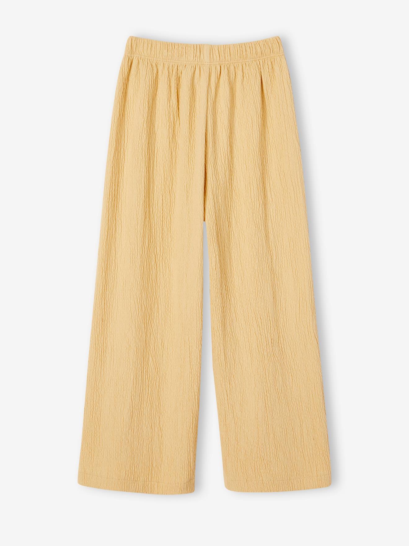 Vertbaudet Weite Mädchen Stretch-Hose Oeko-Tex - koralle
