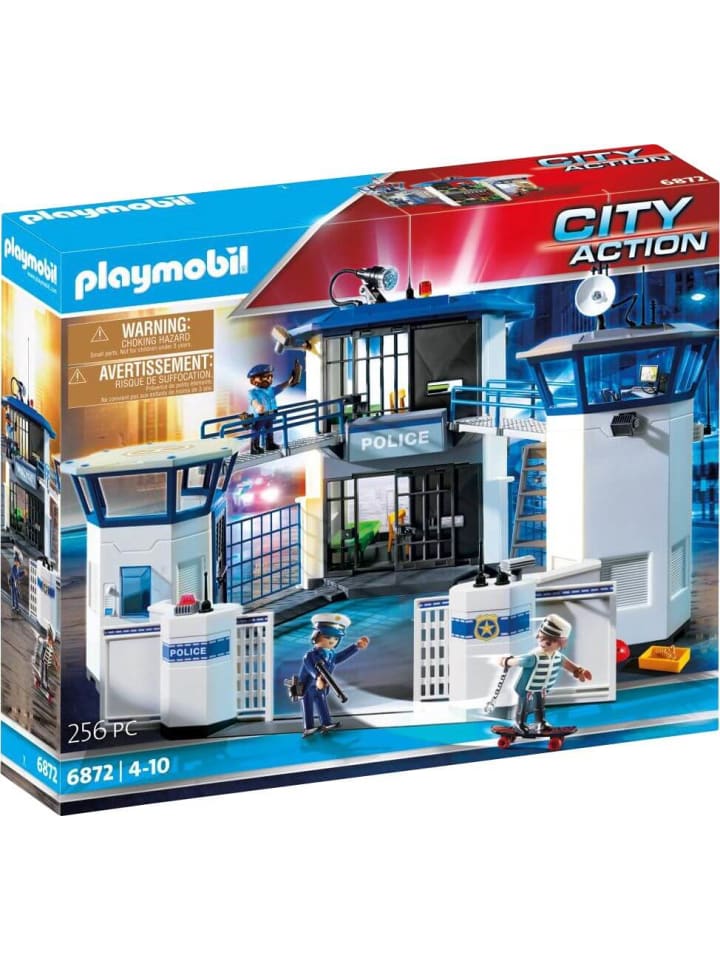 Playmobil Spielfiguren Set City Action Polizei-Kommandozentrale mit Gefängnis,  4-10 J. günstig kaufen onesize