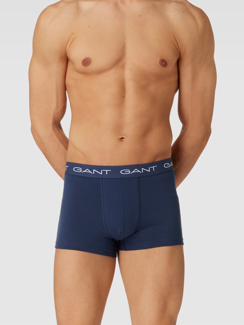 Trunks mit Logo-Stitching im 3er-Pack in marineblau
