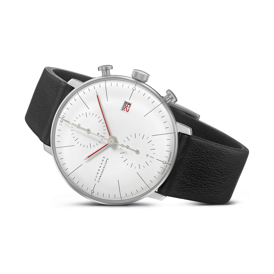 Junghans Unisexuhr max bill Chronoscope Bauhaus