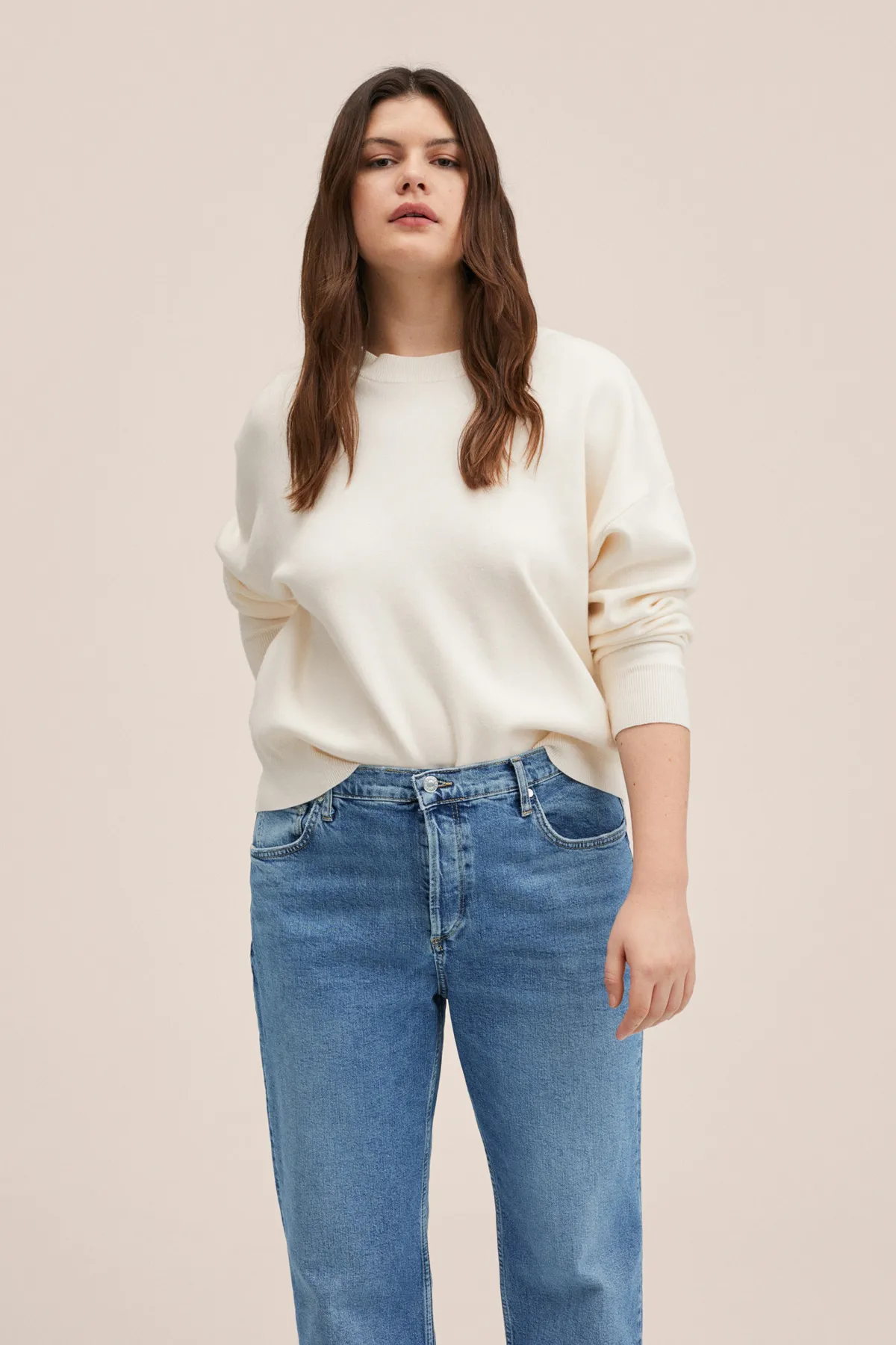 MANGO  27071147 Damen/Mädchen Mittelblau