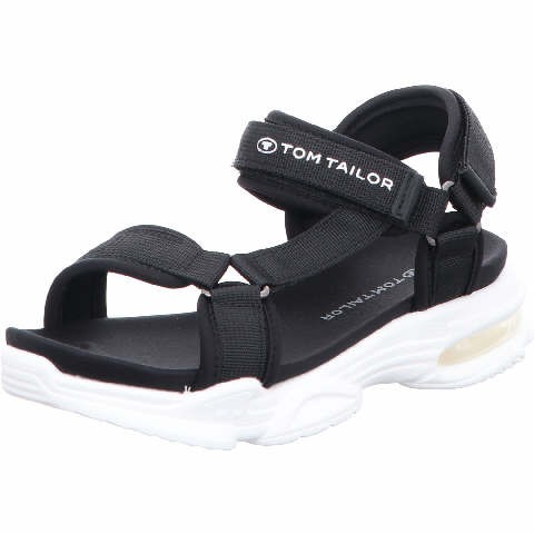 SUPREMO Klassische Sandalen schwarz