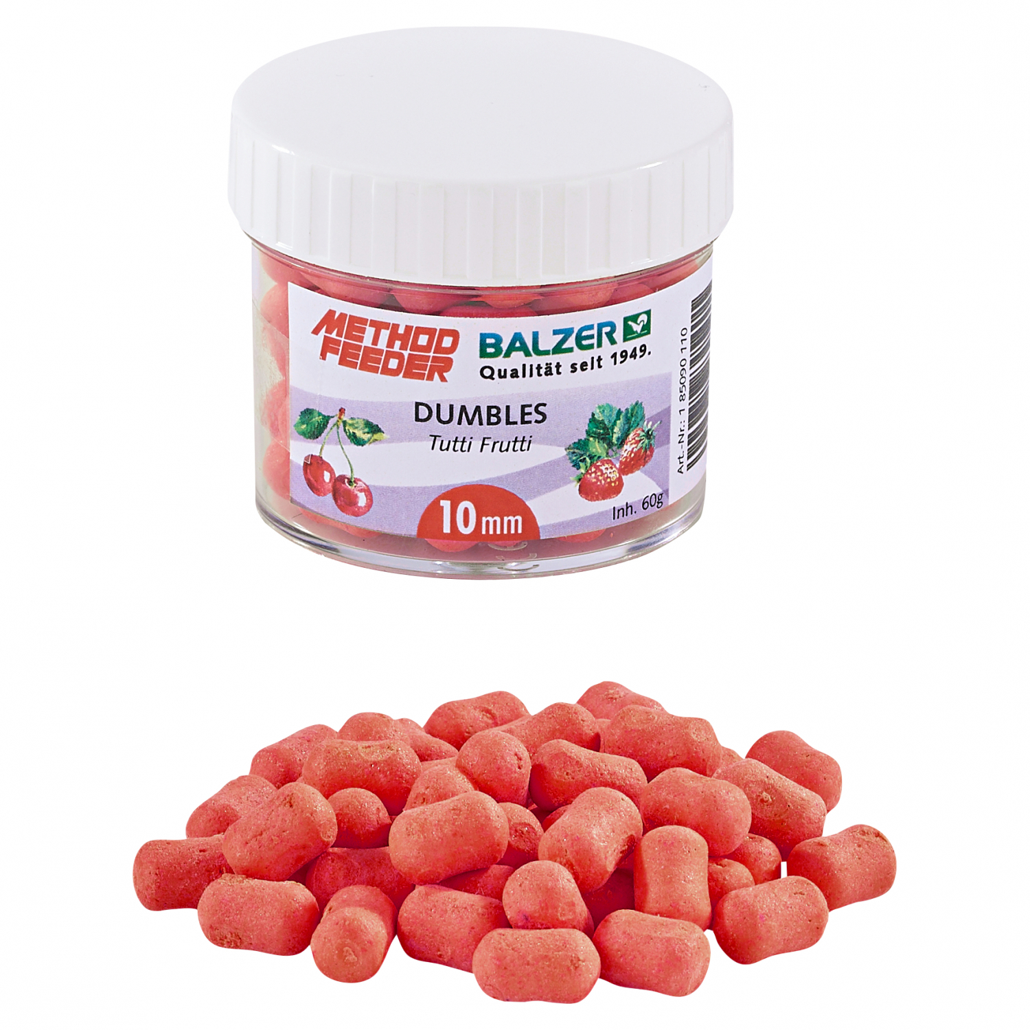 Balzer Method Feeder Dumbbells (rot, tutti-frutti)