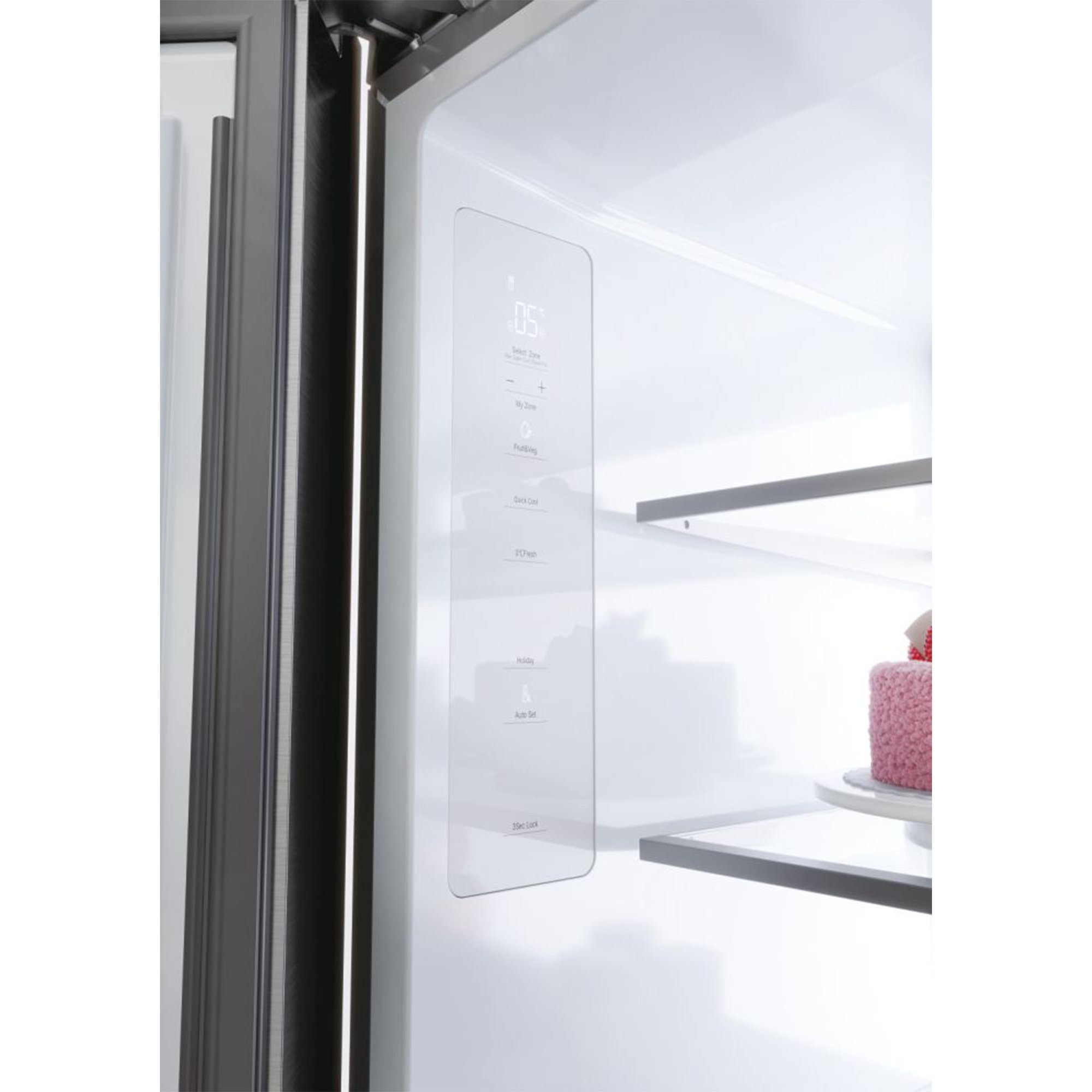 Haier French Door HFW7918ENMP, 177,5 cm hoch, 90,8 cm breit, hON-App, Total NoFrost, Air Surround, LED Lichtsäule