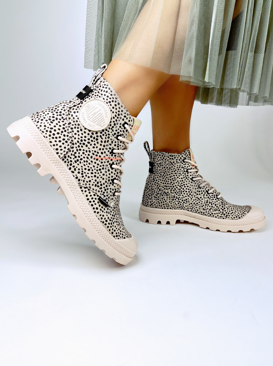 Palladium  PAMPA HI SAFARI - Nude Noir