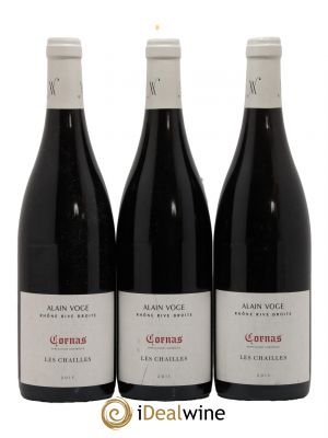 Cornas Les Chailles Alain Voge (Domaine)  2015 - Lot de 3 Bouteilles