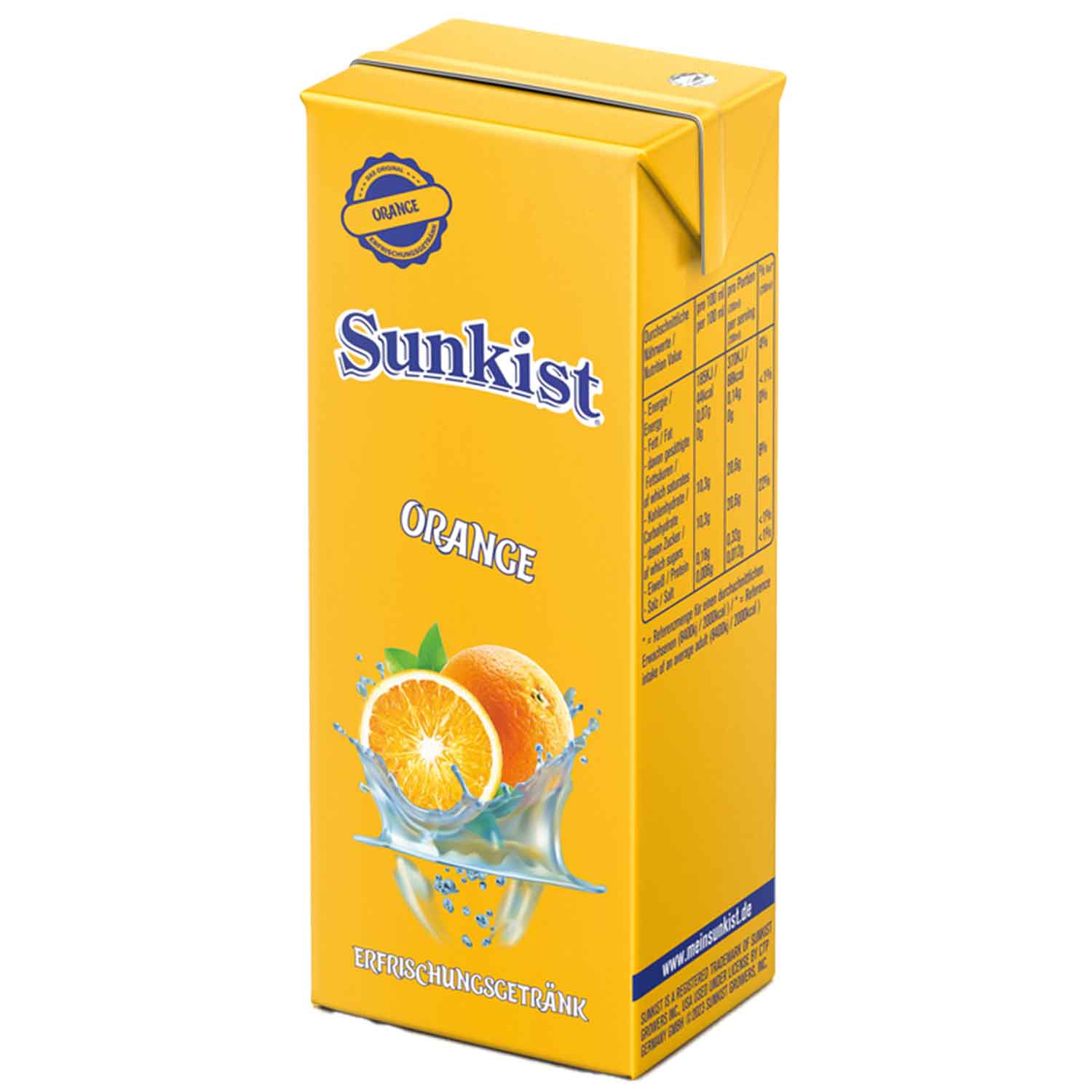 Sunkist Orange 6x200ml