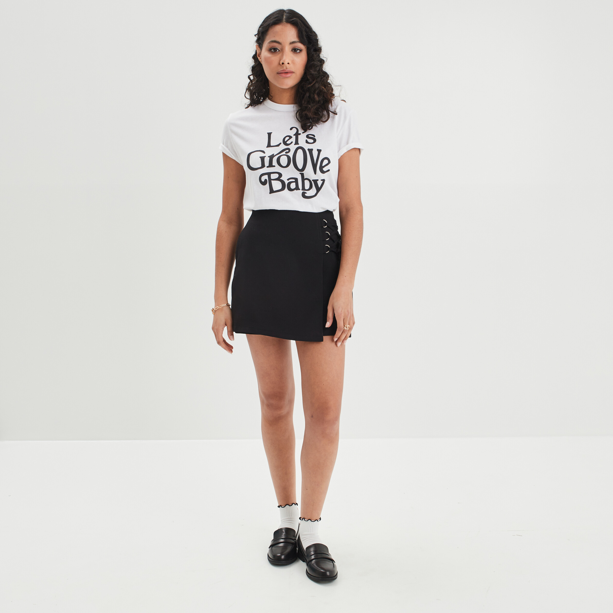 T-shirt manches courtes jaune clair femme | La Halle