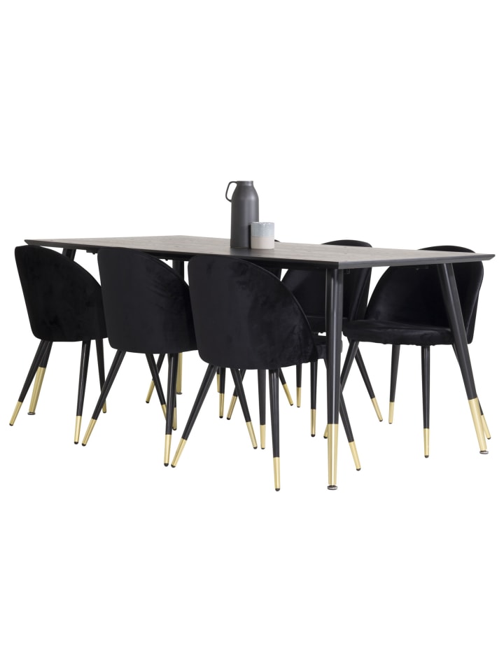 ebuy24 Essgruppe Dipp 61 (7-teilig) Messing 90 x 180 cm günstig kaufen onesize