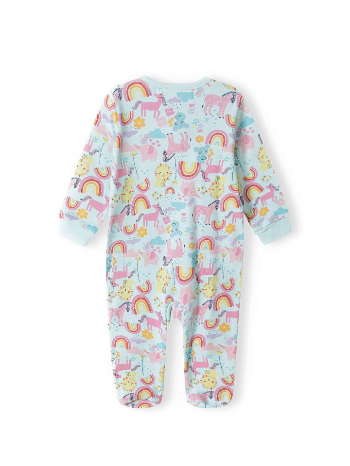 Minoti 2tlg. Set: Schlafoverall tulip 1 in aquamarin günstig kaufen