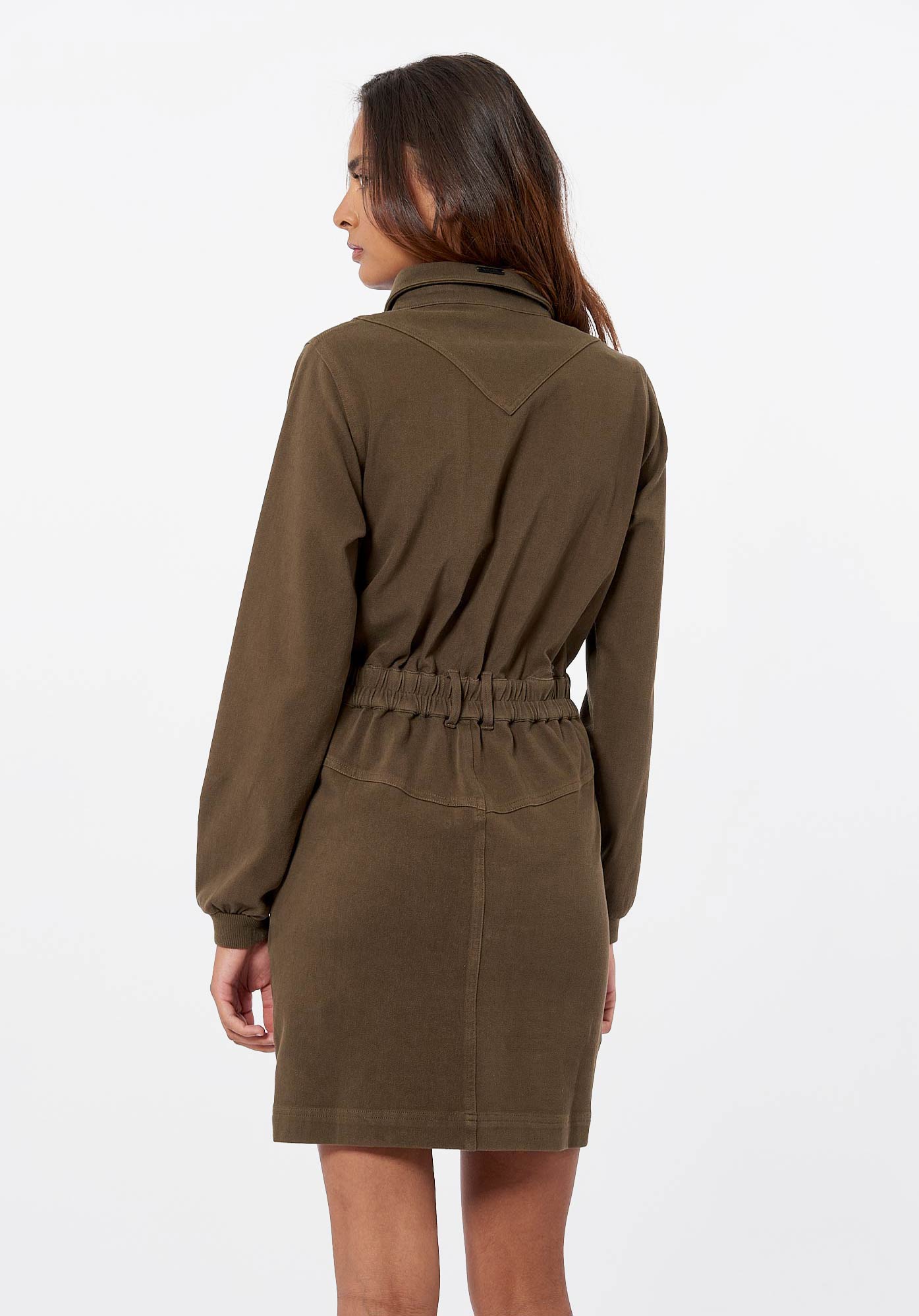 NYET   Robe kaki Femme