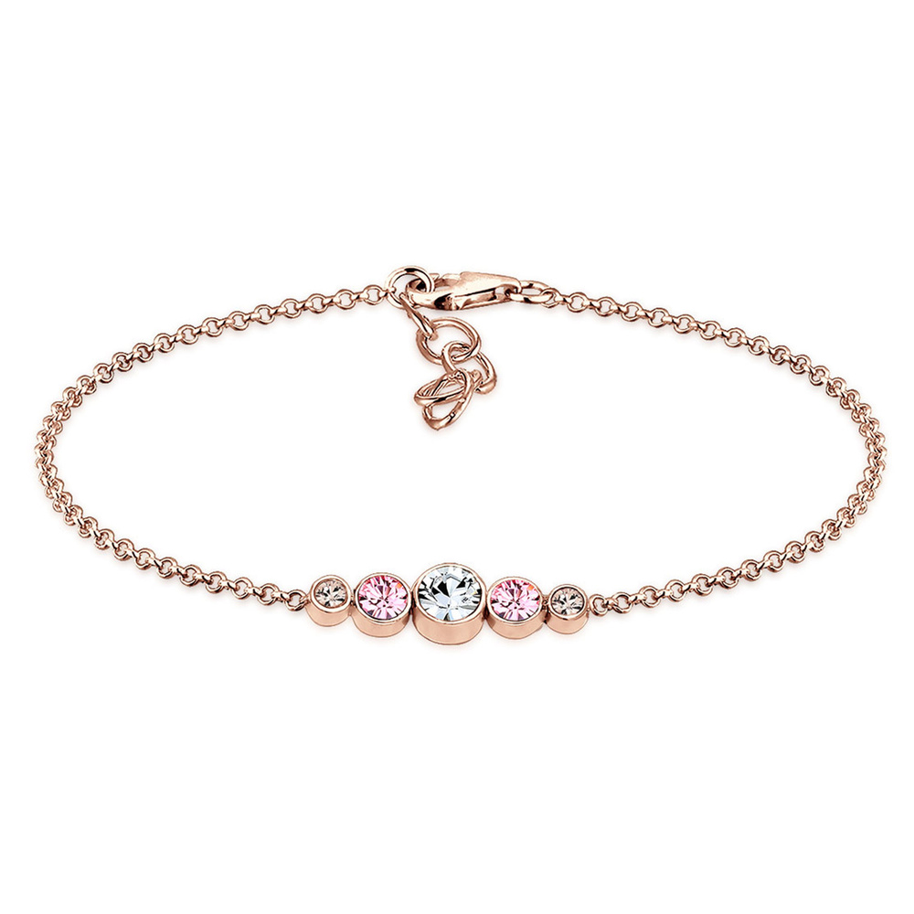 Elli Elli Bracelet Basic Kristalle 925 Sterling Silber Bracelet