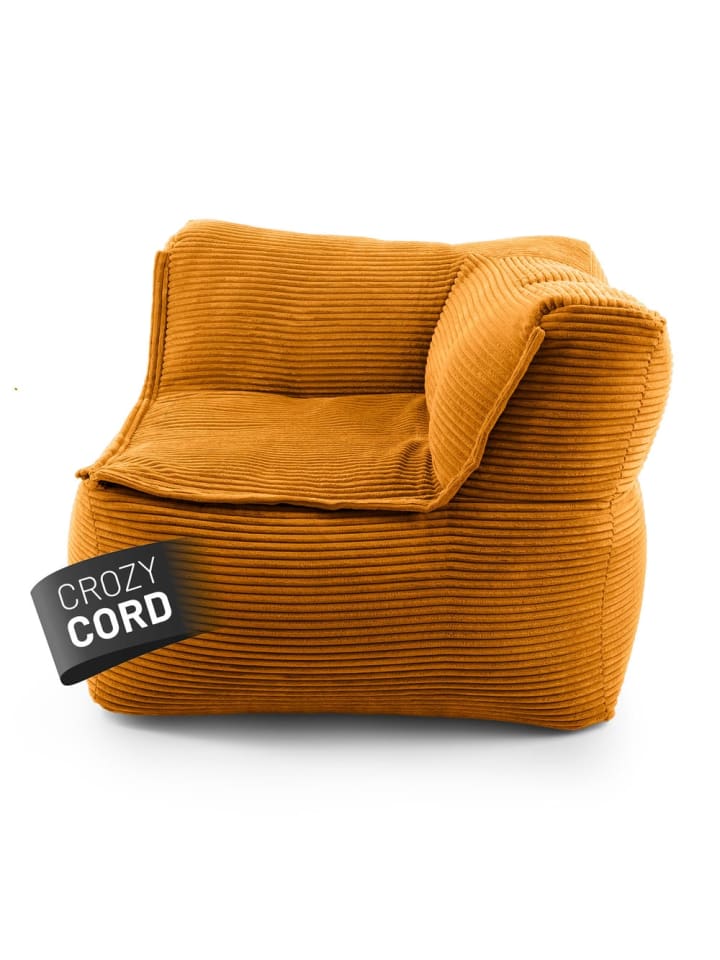 Lumaland LUMALAND Modulares Eckteil rechts aus der Cord-Reihe, 81x81x70 cm - Bezug soft & günstig kaufen onesize