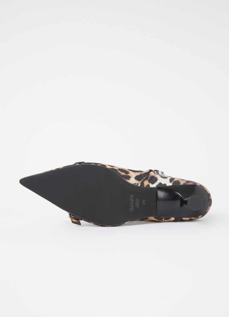 Ganni Ankle boot with leopard print