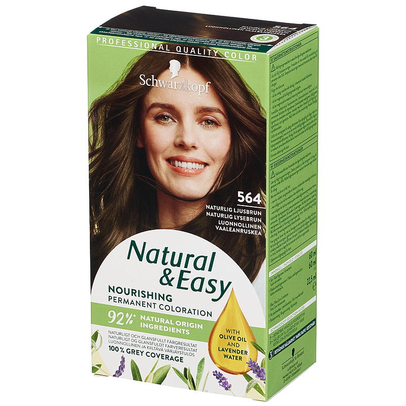 Natural&Easy Hårfarge Natural&Easy 564 lysebrun