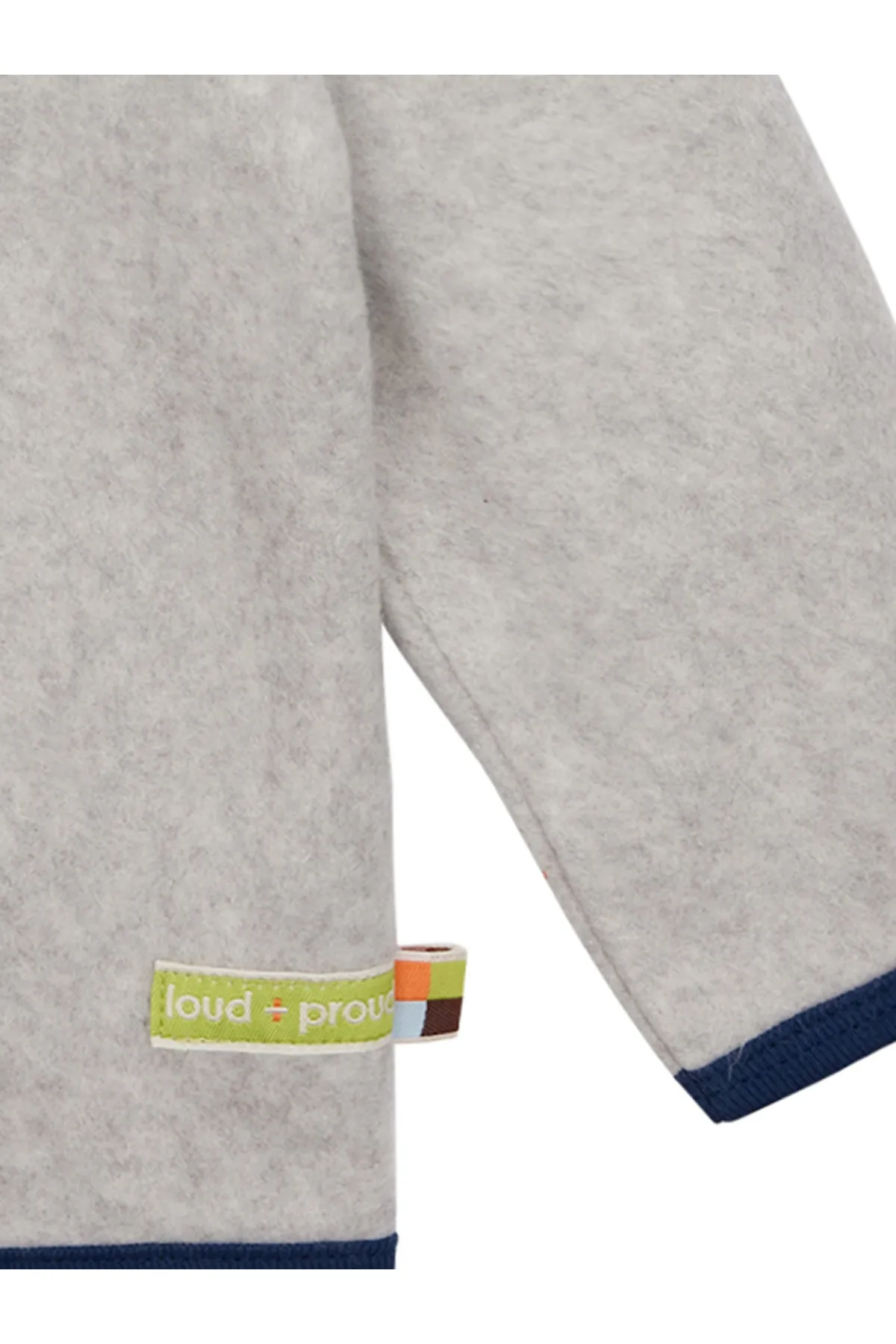 loud + proud  Jacke Weiche Fleece-Kapuzenjacke