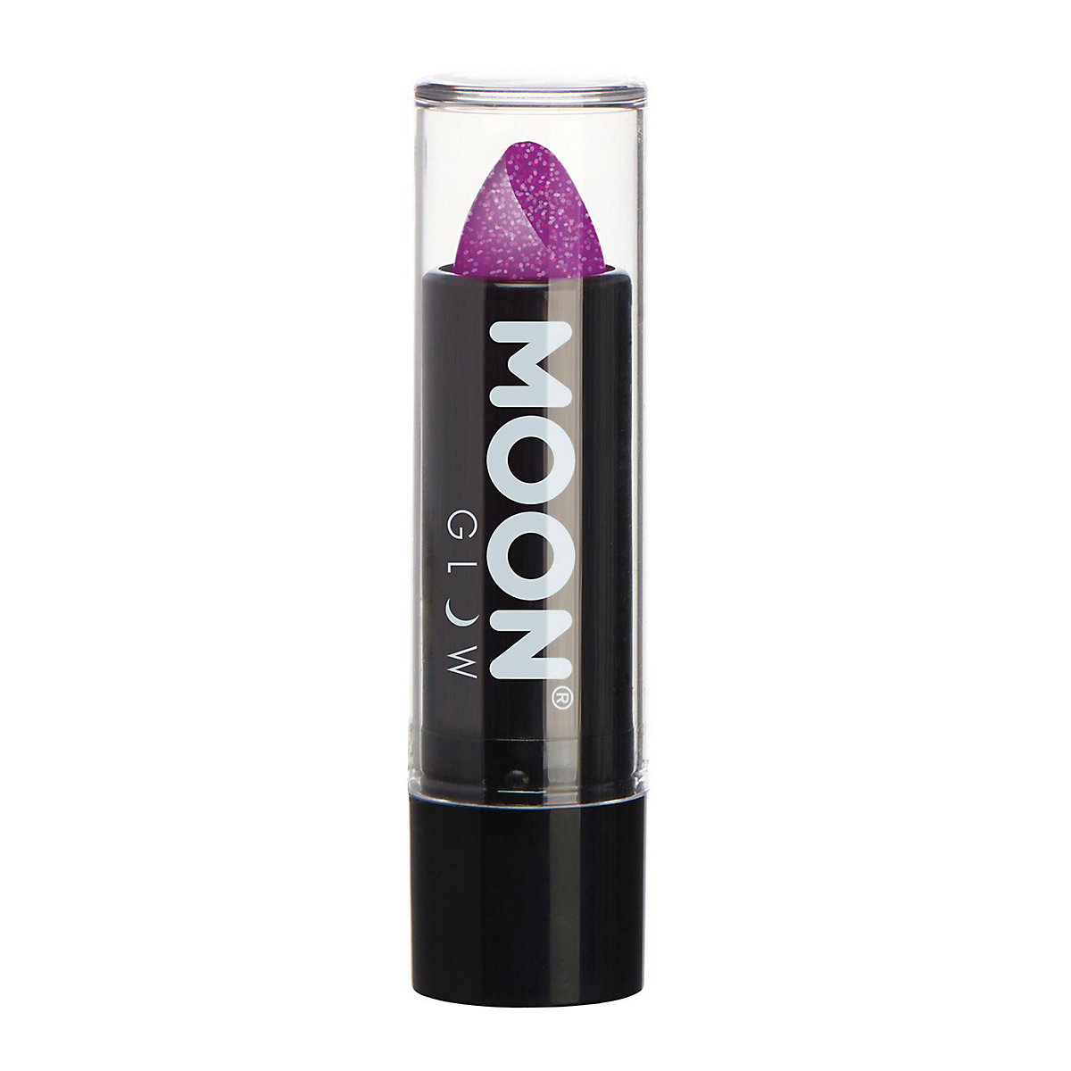 Moon Glow Neon UV Glitzer Lippenstift lila