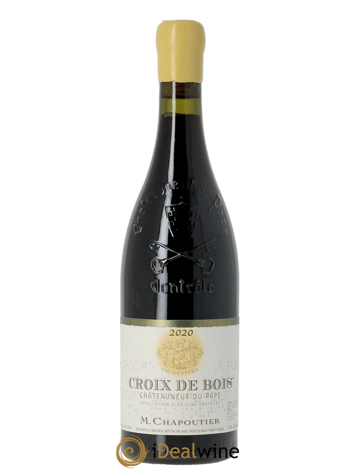 Châteauneuf-du-Pape Croix de Bois Chapoutier  2020 - Lot de 1 Bouteille