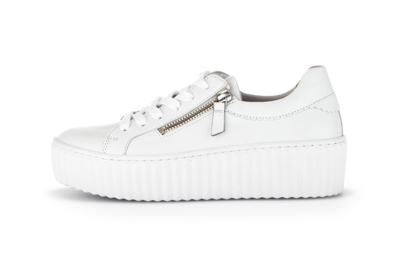 GABOR Freizeit Schnürer weiss Gabor Fashion Sneaker low 43.200.21 weiß