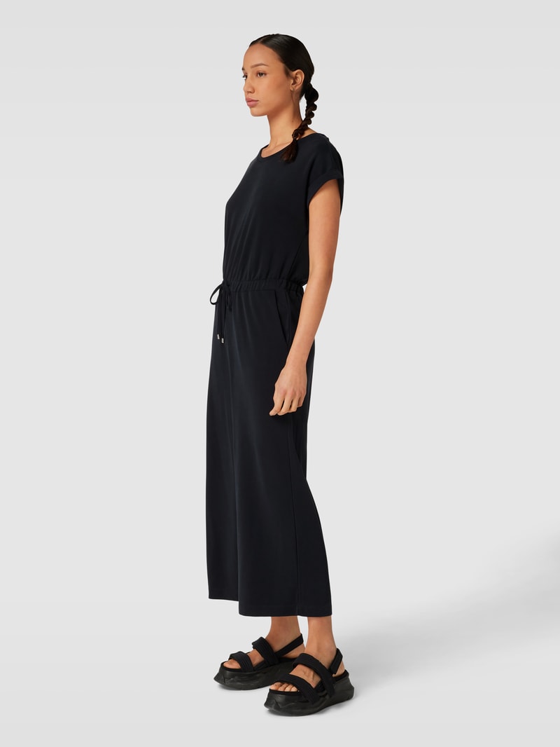 Jumpsuit mit Schlüsselloch-Ausschnitt in anthrazit