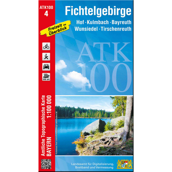 FICHTELGEBIRGE 1:100 000 - Wanderkarte