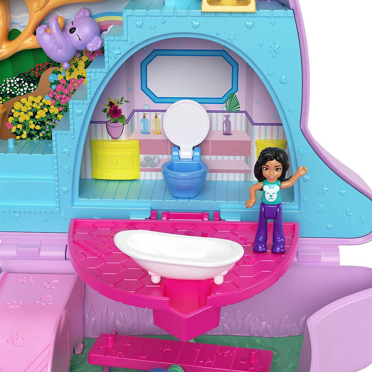 Polly Pocket Mama & Joey Kangaroo Schatulle