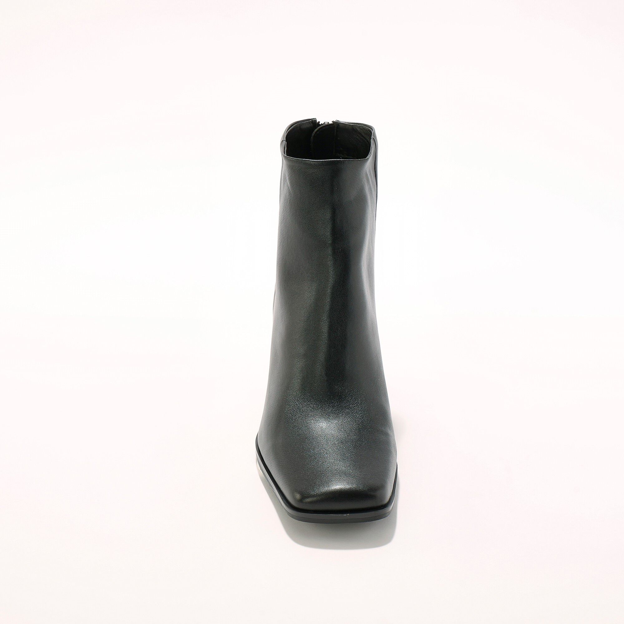 Boots à talon à bout carré