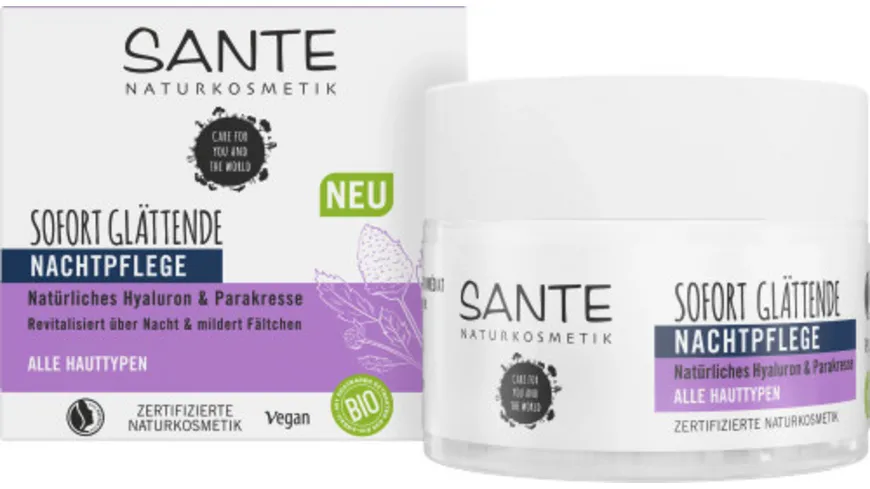 SANTE Nachtpflege sofort glättend 50 ml
