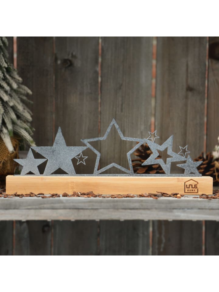 UNUS Sterne-Aufsteller Weihnachtsdeko in Schwarz günstig kaufen onesize