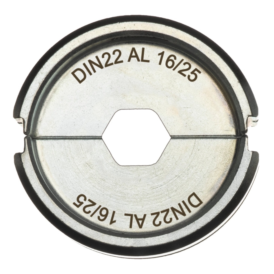 „Milwaukee“ priedai 4932451771 DIN22 AL 16/25 užspaudimo žandikaulis 16/25 mm², skirtas M18 HCCT-201C užspaudimo įrankiams
