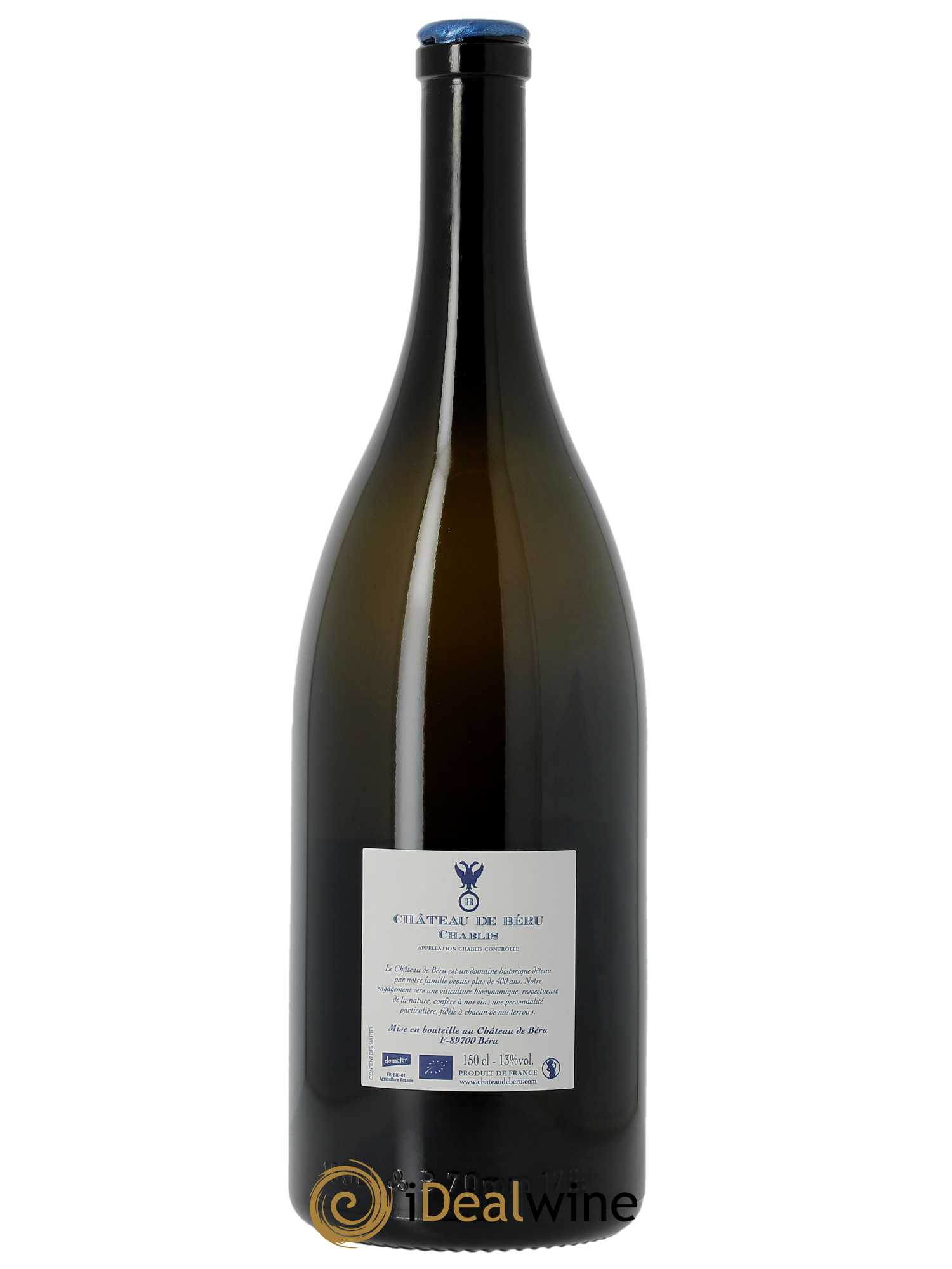Chablis Terroirs de Béru Château de Béru  2019 - Lot de 1 Magnum